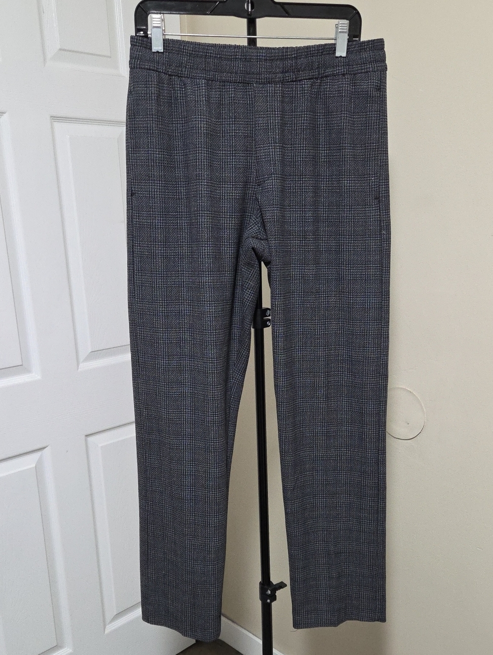 Jack and Jones Gray Plaid Women’s Dress Pants